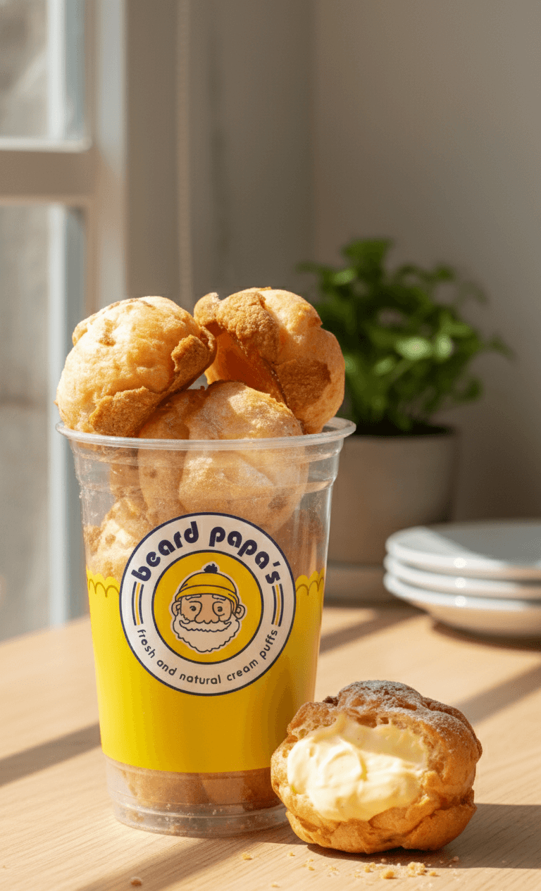 Mini Cream Puff Caramel